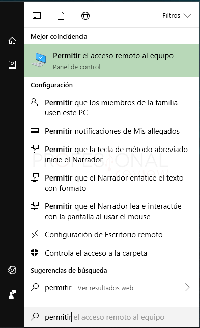 Escritorio remoto Windows 10 paso 05